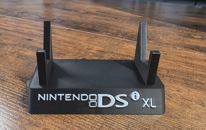 Nintendo DS XL Black Grey Font Display