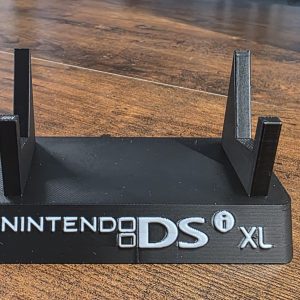 Nintendo DS XL Black Grey Font Display